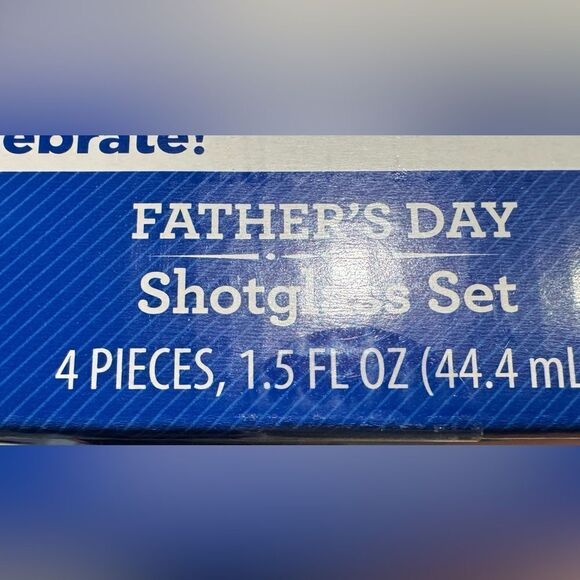 Father’s Day Shotglass set - set of 4 - new in box - Picture 4 of 4